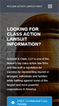 Mobile Screenshot of classactionlawsuithelp.com